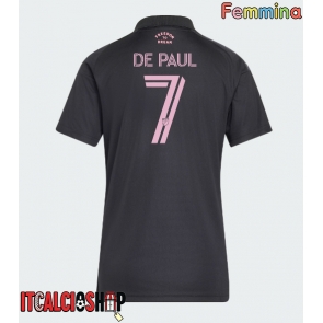 Inter Miami Rodrigo De Paul #7 Seconda Maglia Femmina 2026-27 Manica Corta